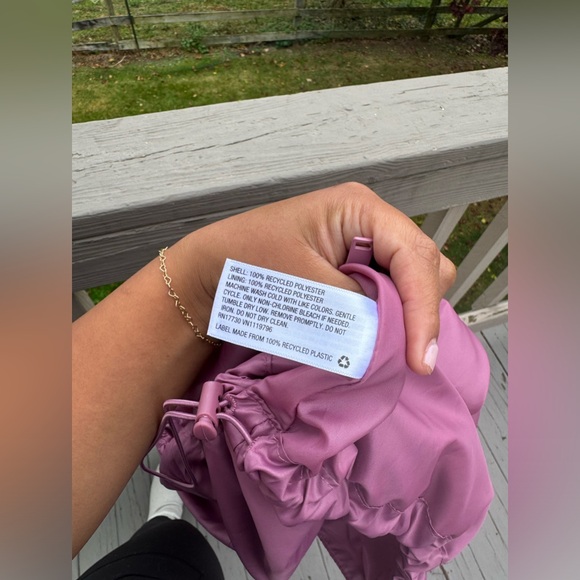 A New Day • Femme Rain Jacket - Periwinkle / Bomber Tunic Length - Picture 7 of 9